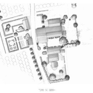 Plan vue du ciel des vieilles vignes.