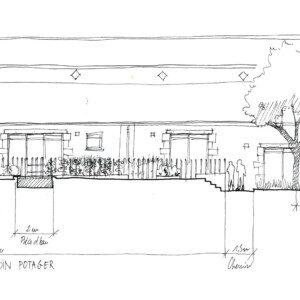 Coupe du projet de la chapelle abondance.