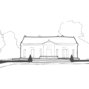 Dessin du bâtiment Olor après l'intervention de Renan Rousselot et ses équipes.